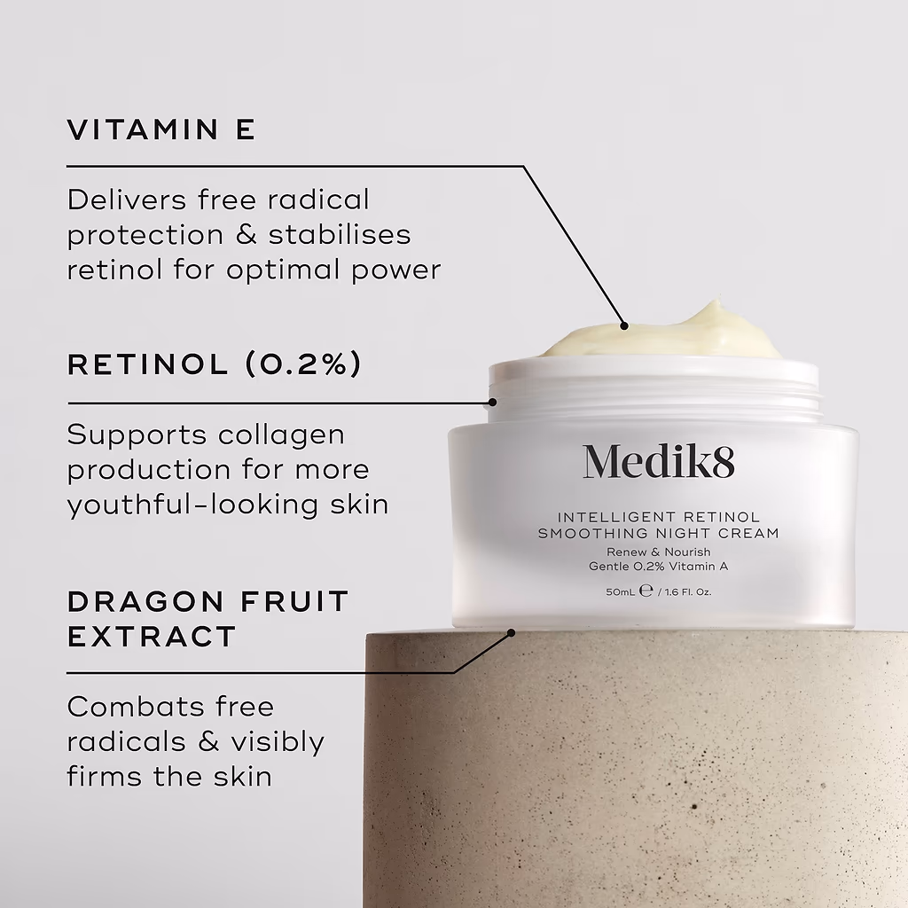 Medik8 intelligent retinol smoothing night cream 50ml p014292 3