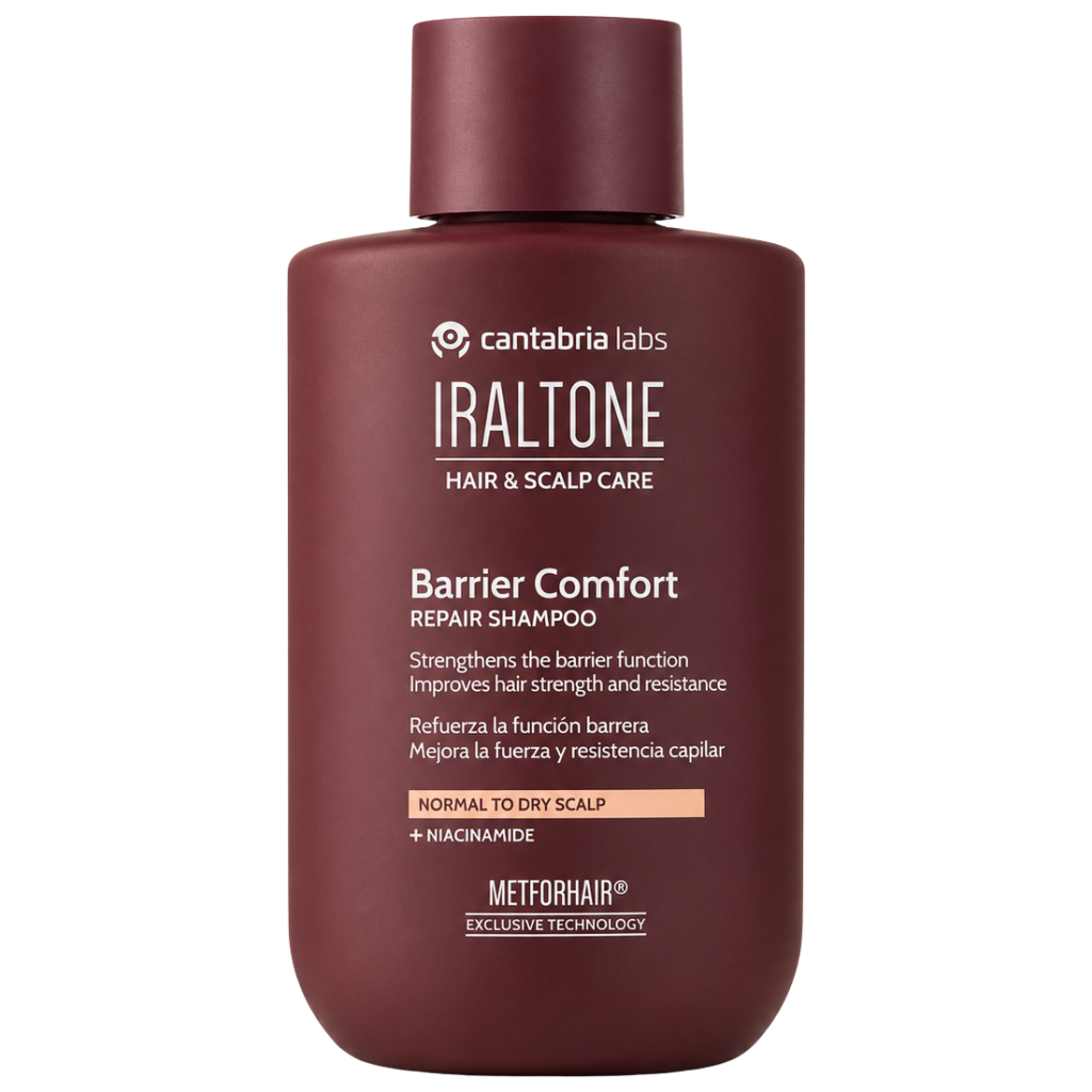 Cantabria labs hair scalp care barrier comfort repair shampoo 250ml 8436574364989